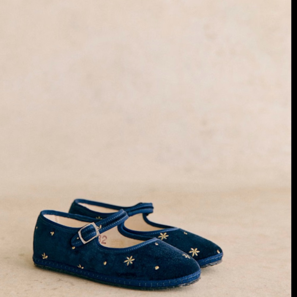Sezane x ViBiVENEZiA collaboration toddler shoes